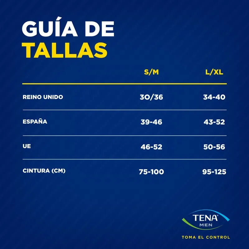 Tena Men Pants Active Size S-M, 9 Pcs.