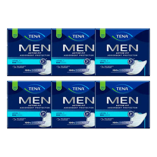 TENA Pack Men Level 1, 6 X 24 Units