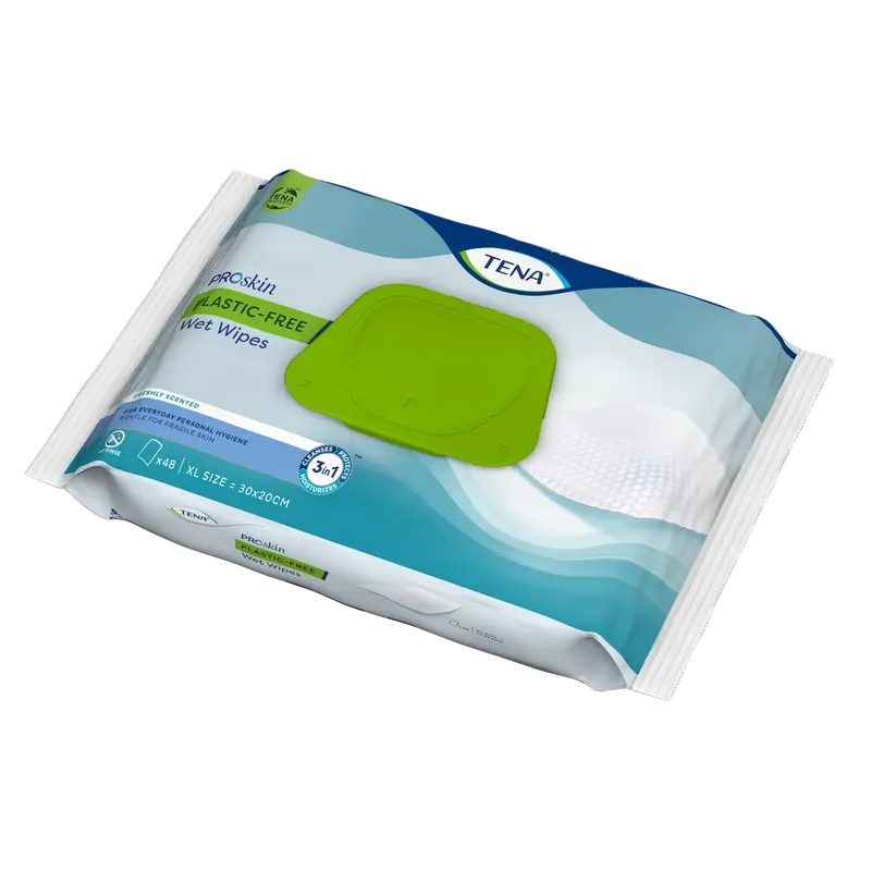Tena Proskin Plastic-free Wet Wipes