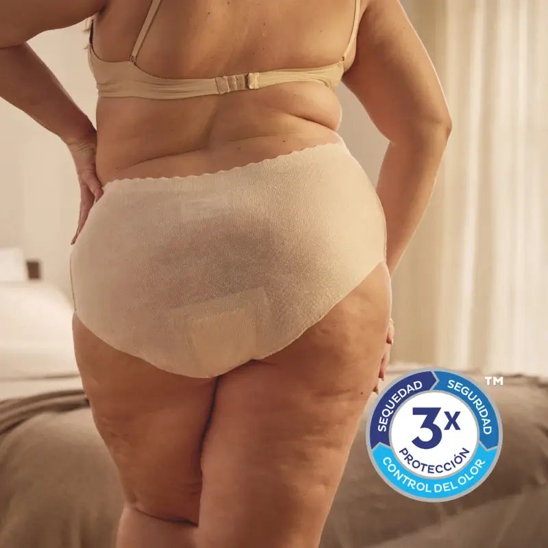 Tena Silhouette Large High Waist Cream , 8 units