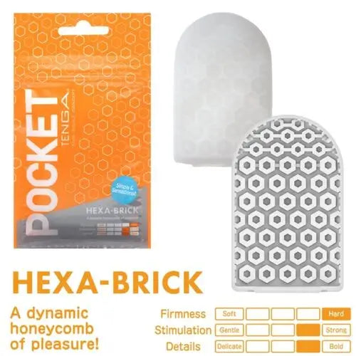 Tenga Hexa Brick Pocket Masturbator