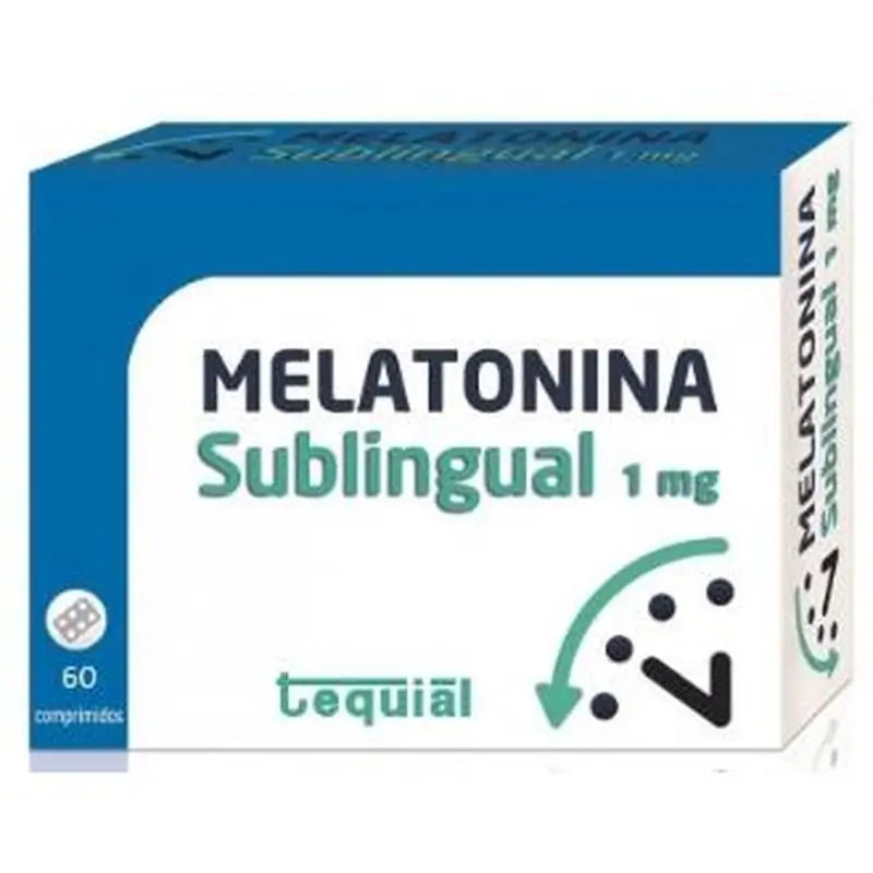 Tequial Melatonin 1Mg. 60Sublingual Tablets