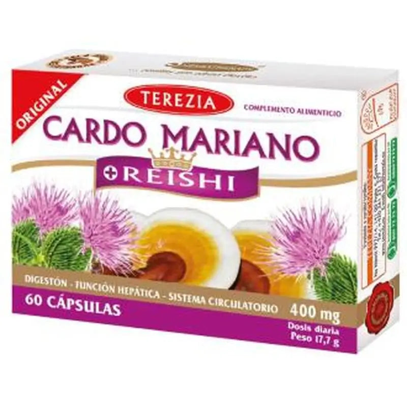Terezia Milk Thistle + Reishi 60Cap.