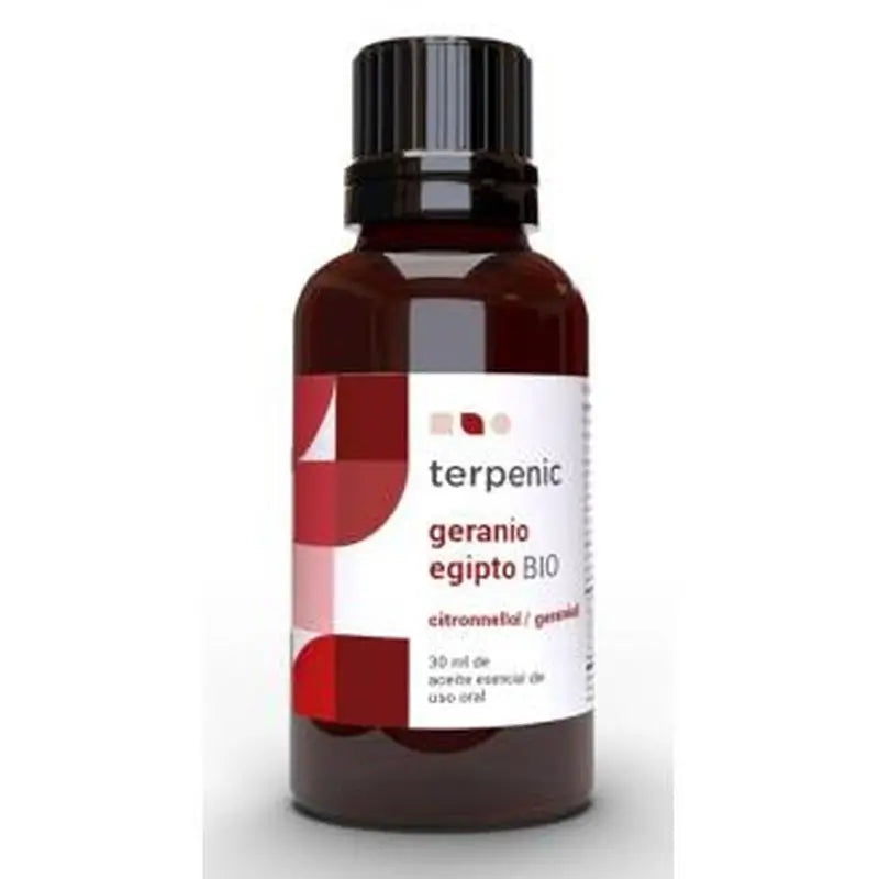 Terpenic Geranium Essential Oil Bio 30Ml.