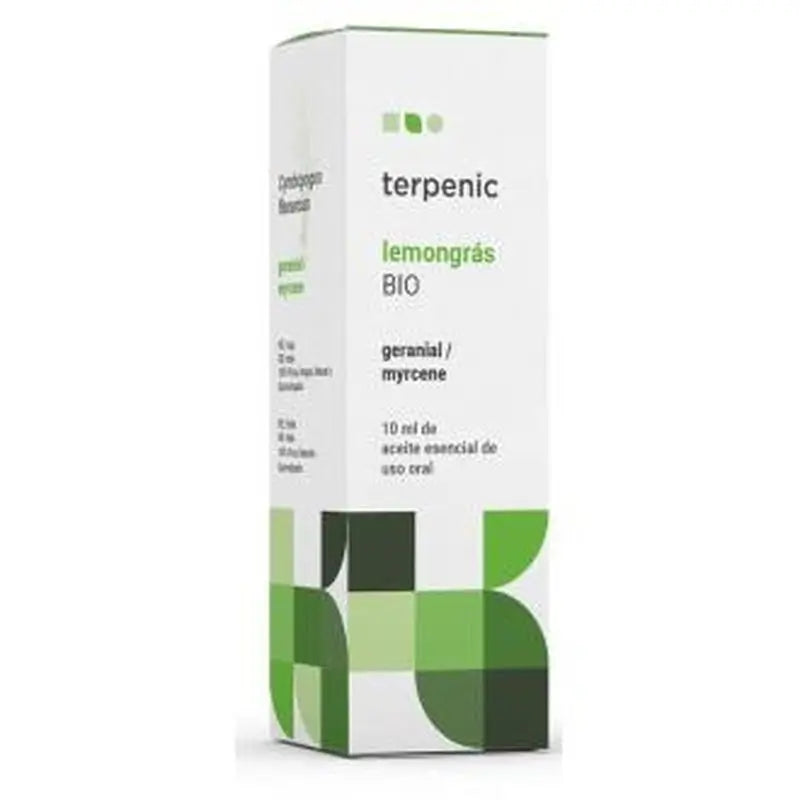 Terpenic Lemongras Essential Food Oil Bio 10Ml.