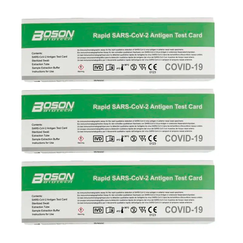 Boson Biotech Covid-19 Rapid Antigen Test, 3 Units