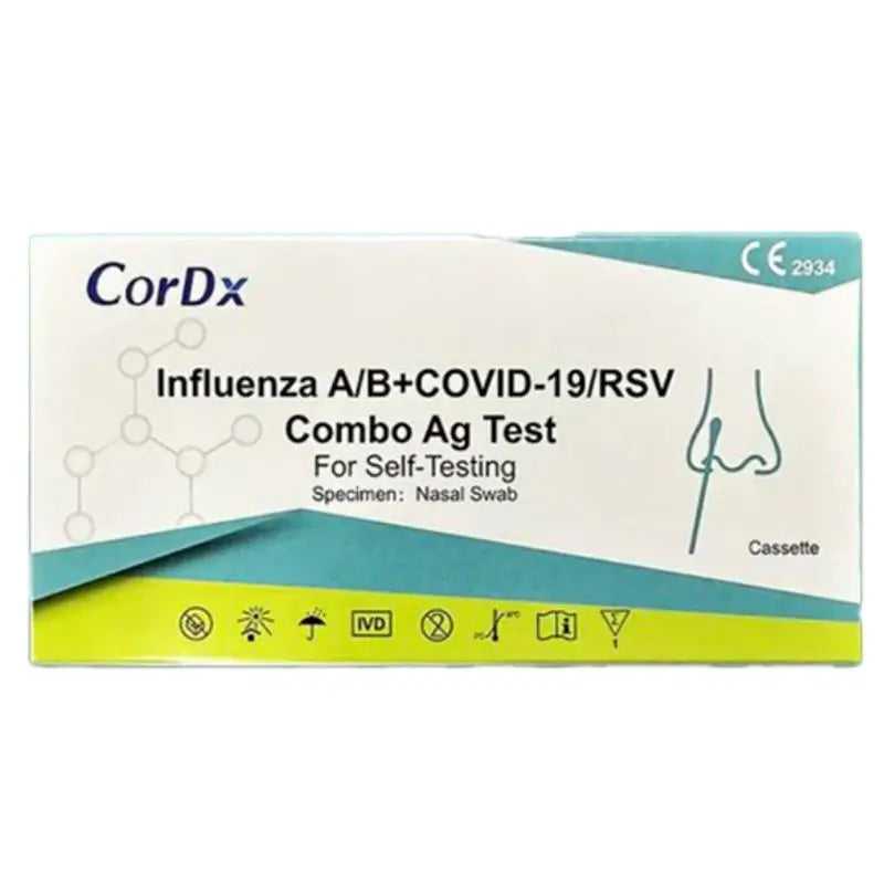 Combined Rapid Antigen Test COVID-19, Influenza A & B & RSV - 25 Units