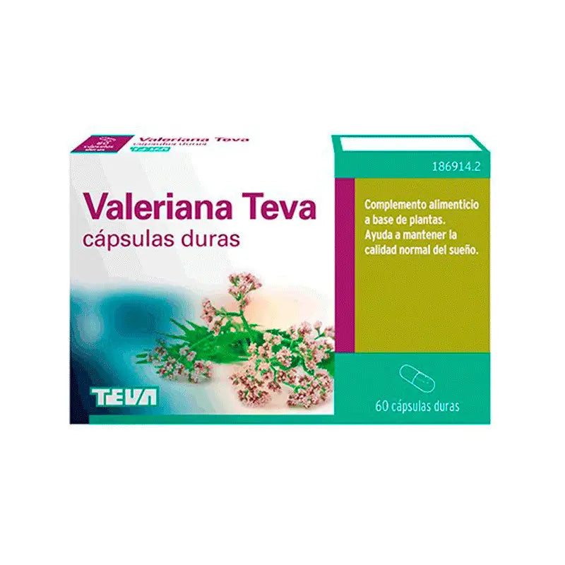 Teva Valerian 200 mg - 60 Hard Capsules