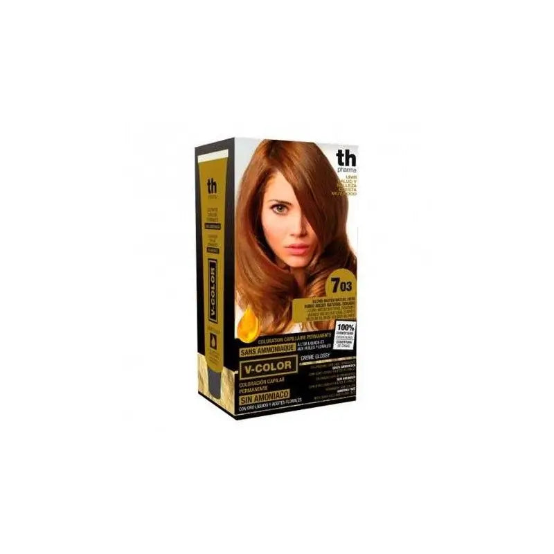 Th Pharma V Color- Tinting Kit No. 7.03 Ammonia Free C/Liquid Gold