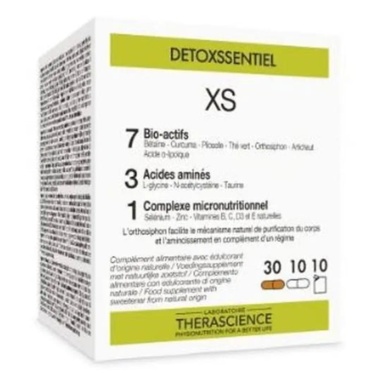 Therascience Detoxssentiel Xs 30 Capsules+10 Tablets+10 Sbrs.