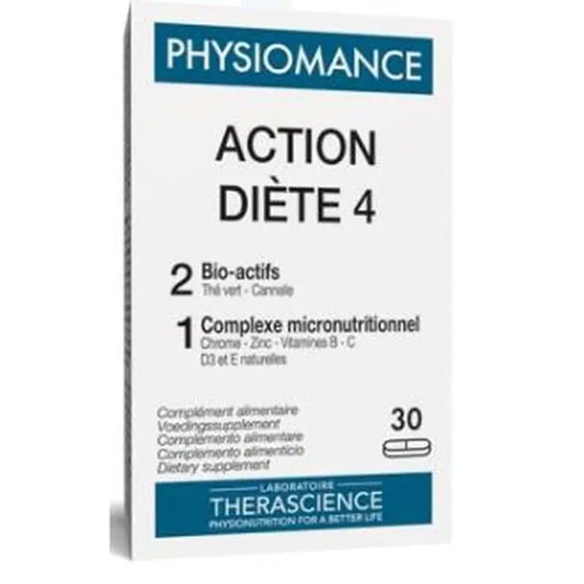 Therascience Physiomance Action Diet 4 30 Tablets