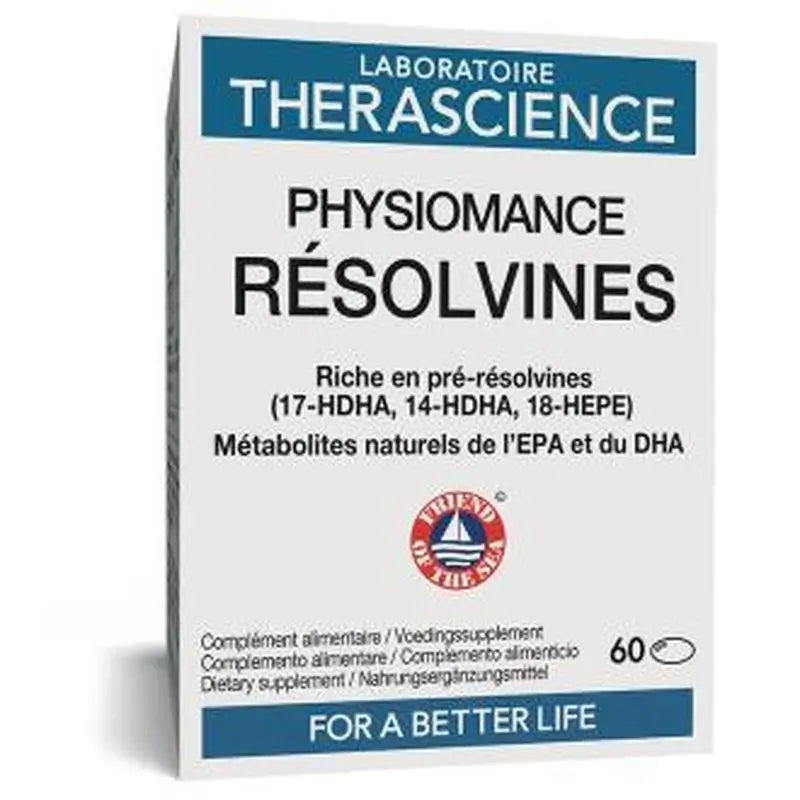 Therascience Physiomance Resolvinas 60 pearls.