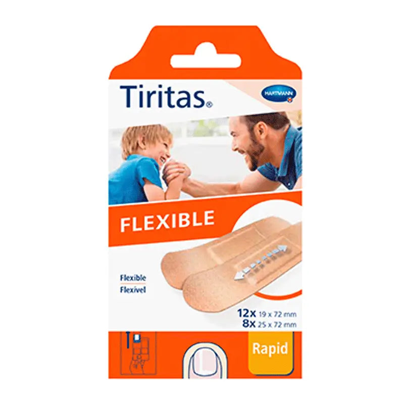 Rapid Flexible Plasters Assortment 2 Sizes 20 pcs.