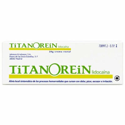 Titanorein Lidocaine Rectal Cream 20 g