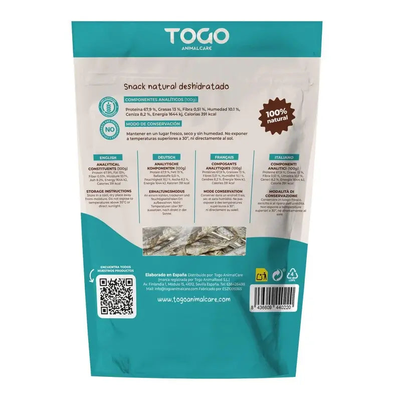 Togo Snack Natural Dried Anchovies, 1 pc.