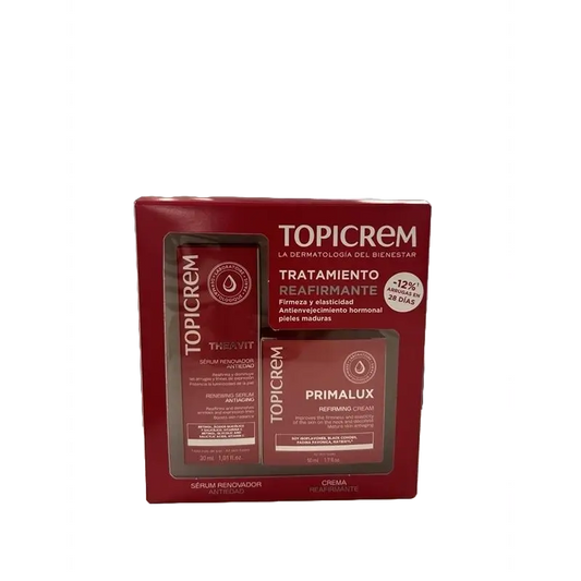 Topicrem Anti-Ageing Theavit Serum 30 Ml + Primalux Cream 50 Ml 15%.