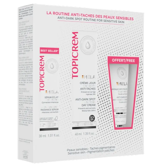 Topicrem Mela Serum Box 30 Ml + Day Cream 40 Ml + Mask 50 Ml