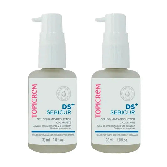 Topicrem DS+ Sebicur Soothing Squamo-reducing Gel, Pack 2 x 30 ml