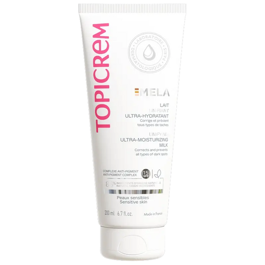 Topicrem Mela Ultra-Moisturising Unifying Body Milk Spf15, 200 ml