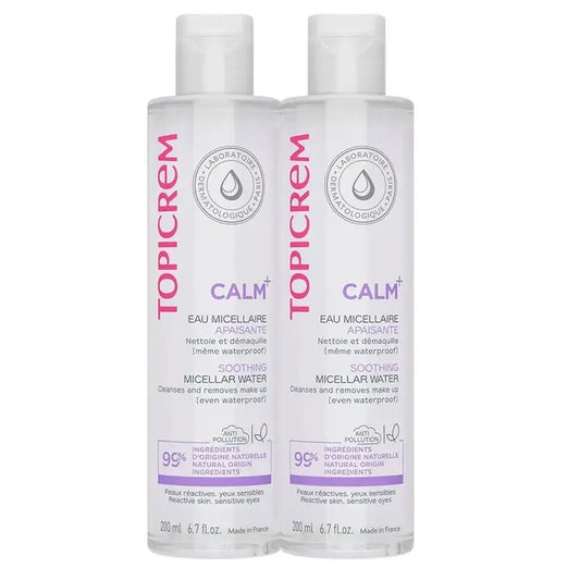 Topicrem Pack Duo Calm+ Micellar Water 200 Ml 2nd Unit 50%.