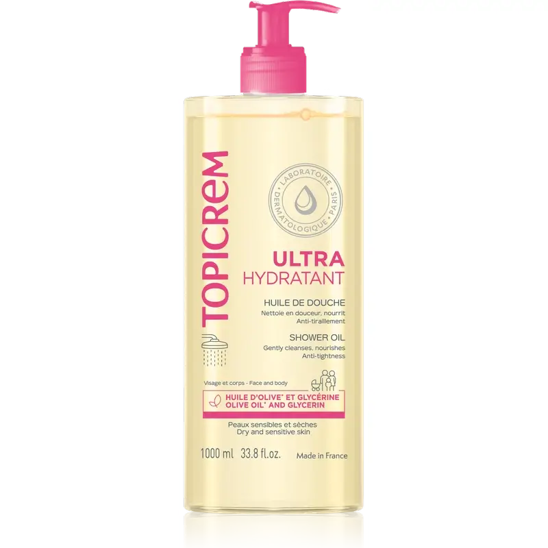 Topicrem Uh Shower Oil , 1000 ml