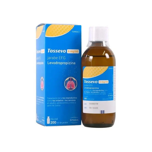 Tossevo 6 Mg / Ml Syrup Efg Levodropropizine, 200 ml