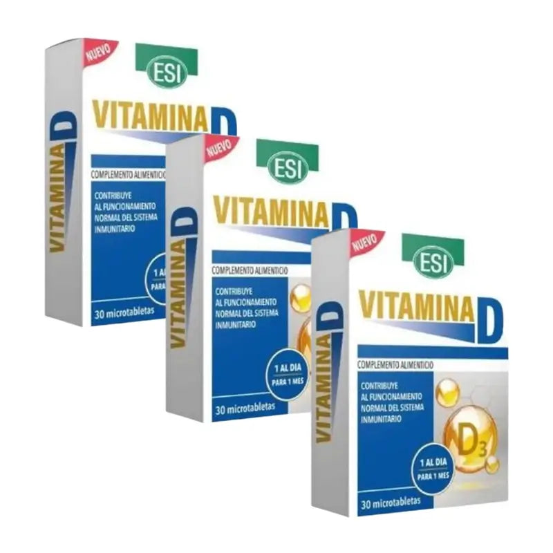 Trepatdiet-Esi Vitamin D Pack 3 x 30 tablets