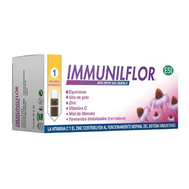 Trepatdiet Immunilflor Mini Drink , 12 vials