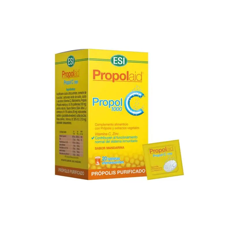 Trepatdiet Propol C Effervescent 1000Mg , 20 tablets