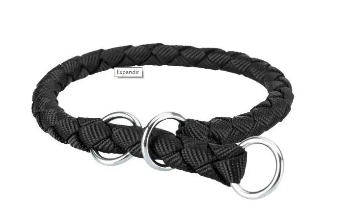 Trixie Education Collar Black Cavo Size M-L, 43-51Cm