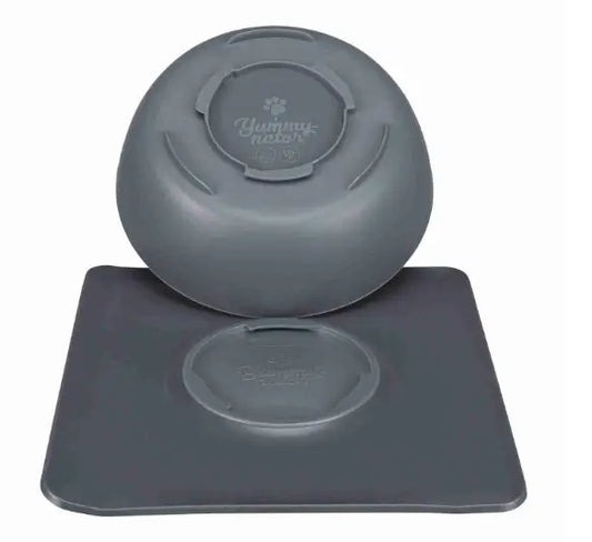 Trixie Anti-Slip Feeder Blue Grey, 850Ml