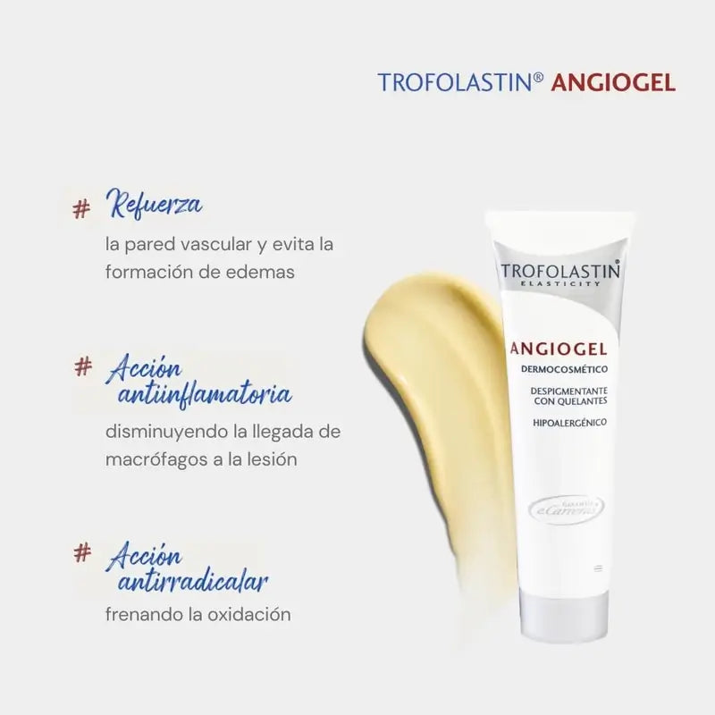 Trofolastin Angiogel Depigmenting Cream, 2x100 ml