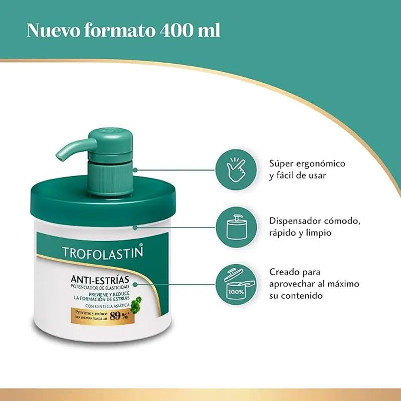 Trofolastin Anti-Stretch Mark Cream, 400 Ml