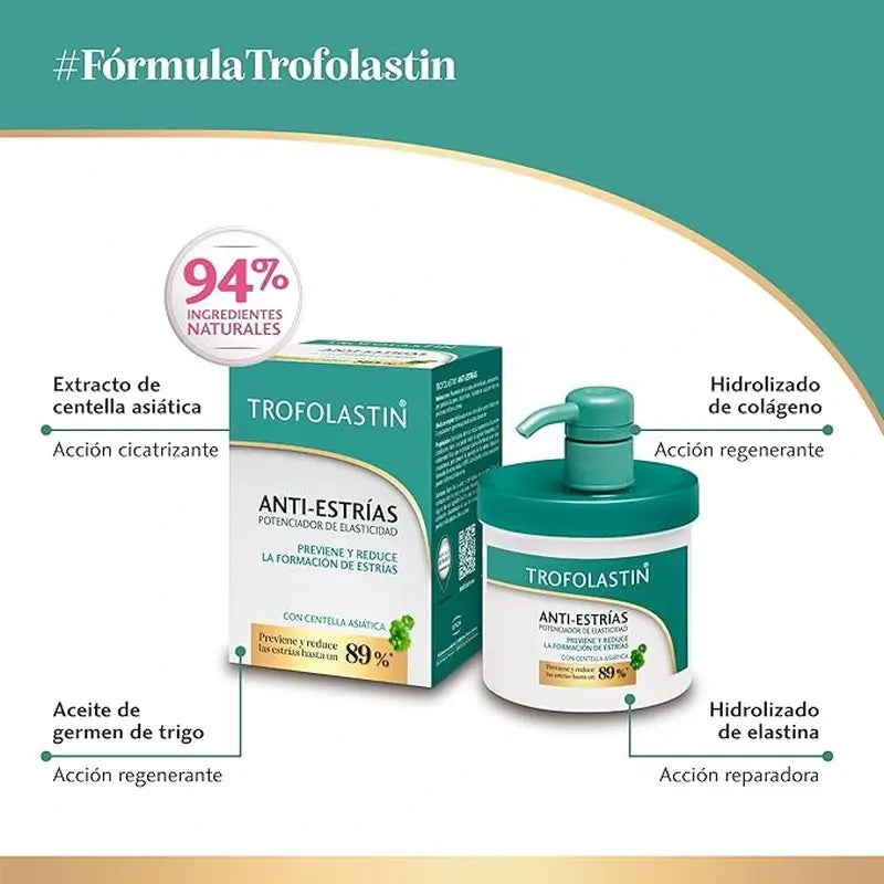 Trofolastin Anti-Stretch Mark Cream, 400 Ml