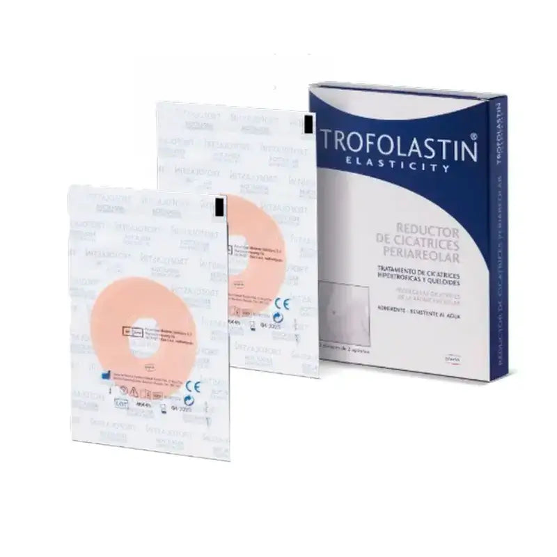 Trofolastin Periareolar Scars 6.5 x 6.5 cm, 6 Patches, Pack of 2