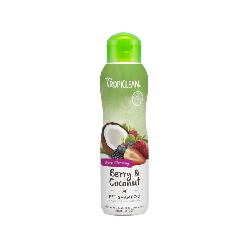 Tropiclean Deep Cleansing Shampoo Red Fruit Coconut 355Ml