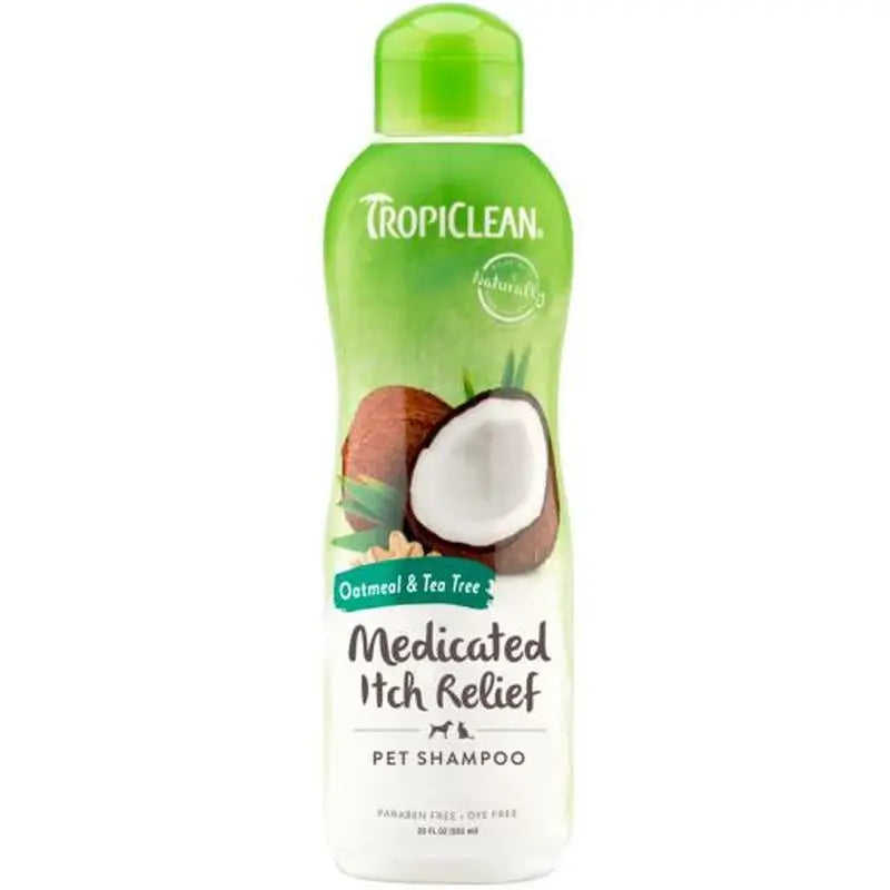 Tropiclean Itch Relief Shampoo Oatmeal & Tea Tree 355Ml