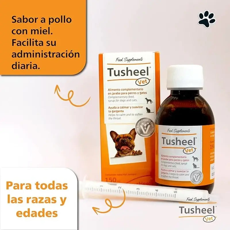 Heel Tusheel Veterinary Cough Syrup Dogs and Cats 150 ml