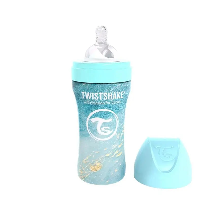 Twistshake Anti-Colic Bottle Steel Blue, 330 ml