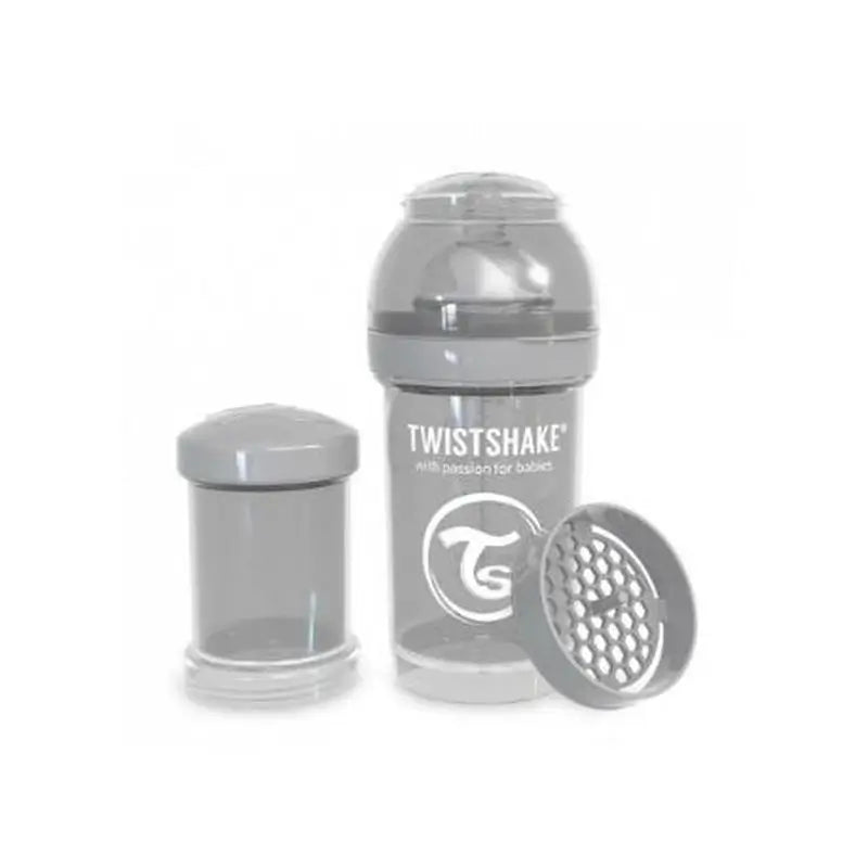 Twistshake Anti-Colic Bottle Grey , 180 ml