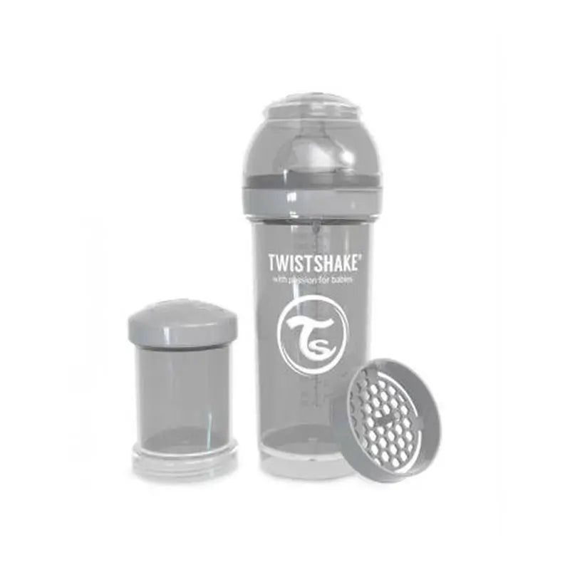 Twistshake Anti-Colic Bottle Grey , 260 ml