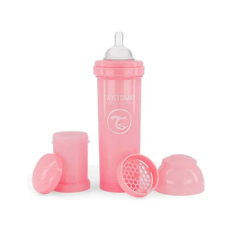 Twistshake Anti-Colic Bottle Pink, 330 ml