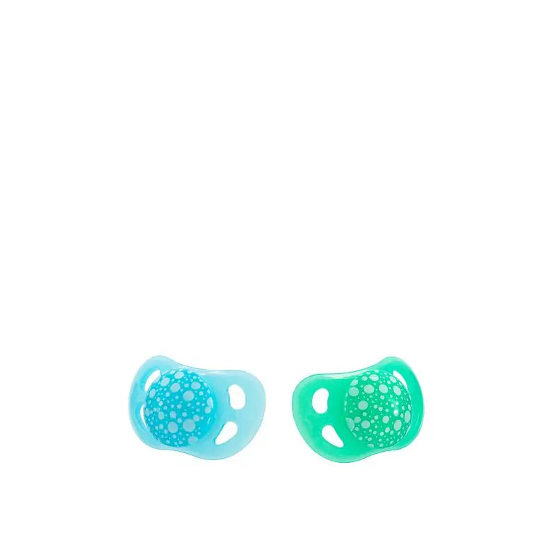 Twistshake Blue & Green Soother 0-6M , 2 units