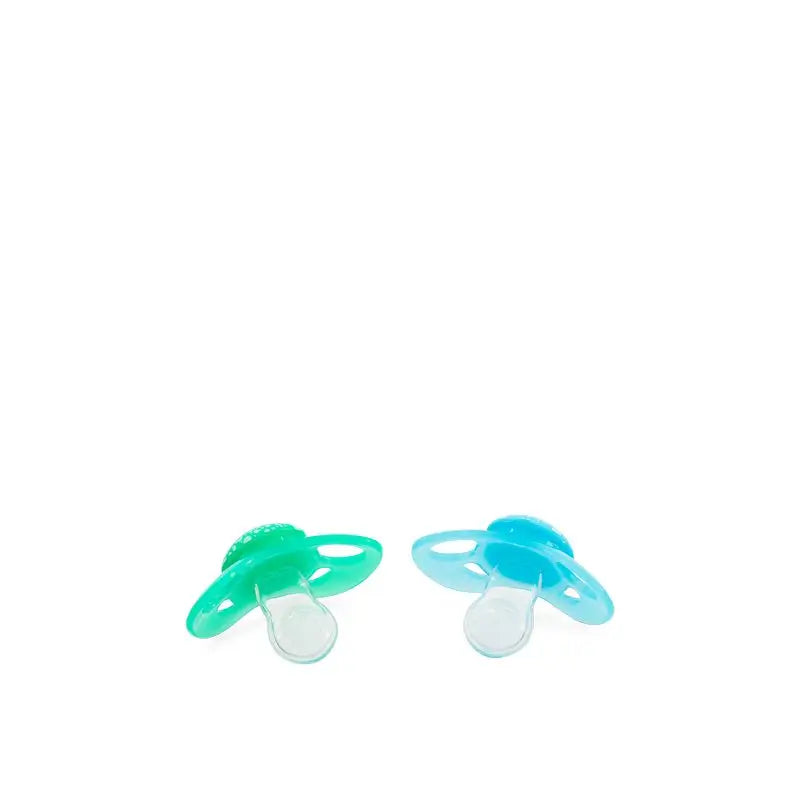 Twistshake Blue & Green Pacifier 6+M , 2 units