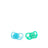 Twistshake Blue & Green Pacifier 6+M , 2 units