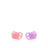 Twistshake Soother Pink & Purple 0-6M , 2 units