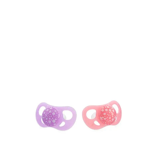 Twistshake Pacifier Pink & Purple 6+M , 2 units