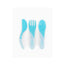 Twistshake Learning Cutlery Blue 6+M