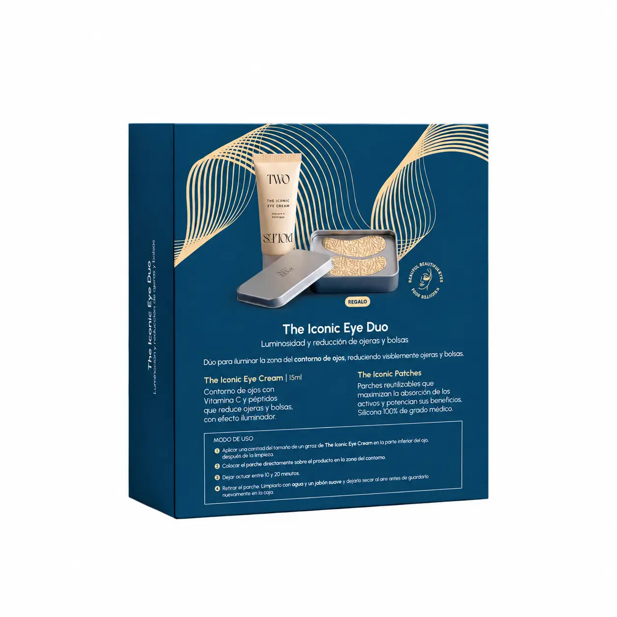Two Poles Pack: The Iconic Eye Duo – Eye Contour Cream and Eye Patches, 15 ml