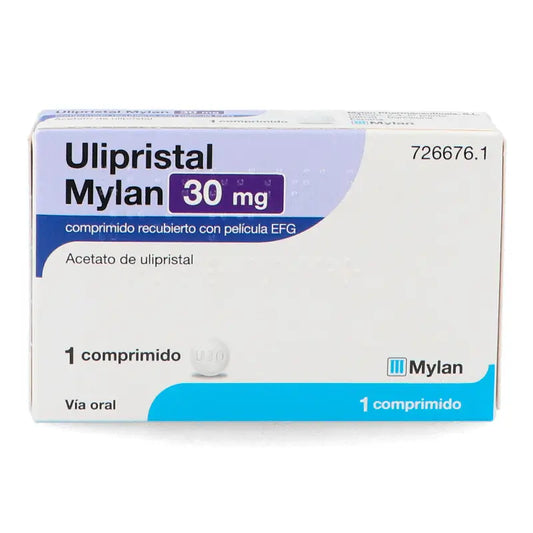 Ulipristal Mylan Efg 30 mg, 1 film-coated tablet